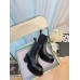 Bottega Veneta Lug Chelsea Boots In Black Calfskin Bottega Veneta Lug Chelsea Boots In Black Calfskin