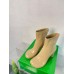 Bottega Veneta Atomic Ankle Boots In Beige Lambskin Bottega Veneta Atomic Ankle Boots In Beige Lambskin