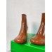 Bottega Veneta Atomic Ankle Boots In Brown Lambskin Bottega Veneta Atomic Ankle Boots In Brown Lambskin