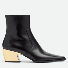 Bottega Veneta Tex Ankle Boots in Black Leather Bottega Veneta Tex Ankle Boots in Black Leather