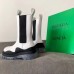 Bottega Veneta BV Tire Chelsea Boots In White Calfskin Bottega Veneta BV Tire Chelsea Boots In White Calfskin