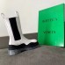 Bottega Veneta BV Tire Chelsea Boots In White Calfskin Bottega Veneta BV Tire Chelsea Boots In White Calfskin