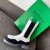 Bottega Veneta BV Tire Chelsea Boots In White Calfskin Bottega Veneta BV Tire Chelsea Boots In White Calfskin