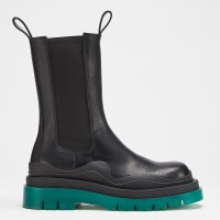 Bottega Veneta BV Tire Chelsea Boots with Green Outsole Bottega Veneta BV Tire Chelsea Boots with Green Outsole