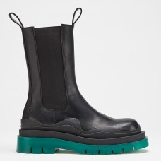 Bottega Veneta BV Tire Chelsea Boots with Green Outsole Bottega Veneta BV Tire Chelsea Boots with Green Outsole