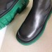Bottega Veneta BV Tire Chelsea Boots with Green Outsole Bottega Veneta BV Tire Chelsea Boots with Green Outsole