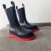 Bottega Veneta BV Tire Chelsea Boots with Red Outsole Bottega Veneta BV Tire Chelsea Boots with Red Outsole