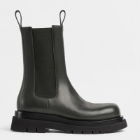 Bottega Veneta BV Lug Chelsea Boots In Black Calfskin Bottega Veneta BV Lug Chelsea Boots In Black Calfskin