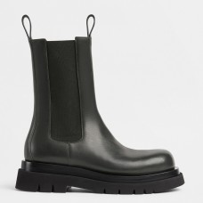 Bottega Veneta BV Lug Chelsea Boots In Black Calfskin Bottega Veneta BV Lug Chelsea Boots In Black Calfskin