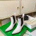 Bottega Veneta BV Lean Chelsea Boots In White Calfskin Bottega Veneta BV Lean Chelsea Boots In White Calfskin