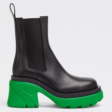 Bottega Veneta Flash Chelsea Boots with Green Outsole Bottega Veneta Flash Chelsea Boots with Green Outsole
