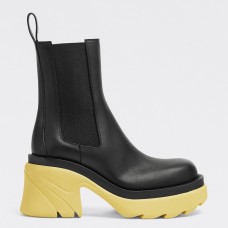 Bottega Veneta Flash Chelsea Boots with Yellow Outsole Bottega Veneta Flash Chelsea Boots with Yellow Outsole