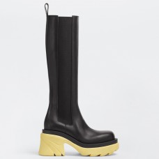 Bottega Veneta Flash Knee-high Boots with Yellow Outsole Bottega Veneta Flash Knee-high Boots with Yellow Outsole