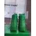 Bottega Veneta Puddle Bomber Ankle Boots In Green Fabric Bottega Veneta Puddle Bomber Ankle Boots In Green Fabric