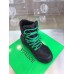 Bottega Veneta Puddle Bomber Ankle Boots In Black Fabric Bottega Veneta Puddle Bomber Ankle Boots In Black Fabric