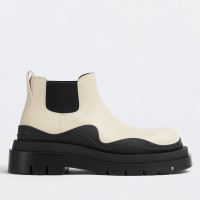 Bottega Veneta BV Tire Ankle Boots with Black Outsole Bottega Veneta BV Tire Ankle Boots with Black Outsole