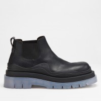 Bottega Veneta BV Tire Ankle Boots with Transparent Sole Bottega Veneta BV Tire Ankle Boots with Transparent Sole
