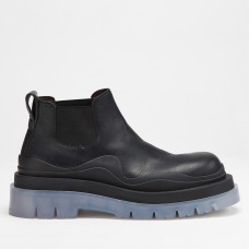 Bottega Veneta BV Tire Ankle Boots with Transparent Sole Bottega Veneta BV Tire Ankle Boots with Transparent Sole
