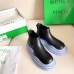 Bottega Veneta BV Tire Ankle Boots with Blue Outsole Bottega Veneta BV Tire Ankle Boots with Blue Outsole