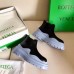 Bottega Veneta BV Tire Ankle Boots with Blue Outsole Bottega Veneta BV Tire Ankle Boots with Blue Outsole