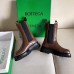Bottega Veneta BV Lug Chelsea Boots In Brown Calfskin Bottega Veneta BV Lug Chelsea Boots In Brown Calfskin