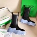 Bottega Veneta BV Tire Chelsea Boots with Blue Outsole Bottega Veneta BV Tire Chelsea Boots with Blue Outsole