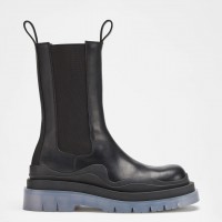 Bottega Veneta BV Tire Chelsea Boots with Transparent Sole Bottega Veneta BV Tire Chelsea Boots with Transparent Sole