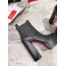 Christian Louboutin Movidastic 130mm Ankle Boot In Black Calfskin