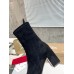 Christian Louboutin Stretchadoxa 70MM Ankle Boots in Black Suede Christian Louboutin Stretchadoxa 70MM Ankle Boots in Black Suede