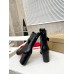 Christian Louboutin CL Chelsea Ankle Boots 70MM in Black Leather