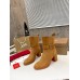 Christian Louboutin CL Chelsea Ankle Boots 70MM in Brown Suede Christian Louboutin CL Chelsea Ankle Boots 70MM in Brown Suede