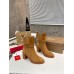 Christian Louboutin CL Chelsea Ankle Boots 70MM in Brown Suede Christian Louboutin CL Chelsea Ankle Boots 70MM in Brown Suede