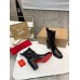 Christian Louboutin CL Chelsea Ankle Boots 70MM in Alligator Embossed Leather
