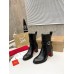 Christian Louboutin CL Chelsea Ankle Boots 70MM in Alligator Embossed Leather