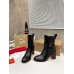 Christian Louboutin CL Chelsea Ankle Boots 70MM in Alligator Embossed Leather