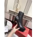 Christian Louboutin Bianca Ankle Boots 120mm in Black Lambskin