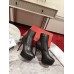 Christian Louboutin Bianca Ankle Boots 120mm in Black Lambskin