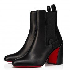Christian Louboutin Turelastic 85mm Ankle Boots in Black Leather Christian Louboutin Turelastic 85mm Ankle Boots in Black Leather