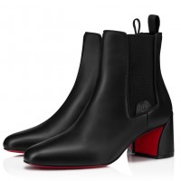 Christian Louboutin Turelastic 55mm Ankle Boots in Black Leather Christian Louboutin Turelastic 55mm Ankle Boots in Black Leather