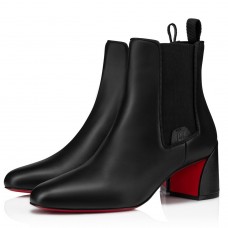 Christian Louboutin Turelastic 55mm Ankle Boots in Black Leather Christian Louboutin Turelastic 55mm Ankle Boots in Black Leather