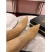 Christian Louboutin Santigag 85mm Boots in Brown Suede Leather
