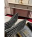 Christian Louboutin Condora Spikes 100mm Boots in Black Lambskin