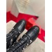 Christian Louboutin Horse Ankle Boots In Black Leather