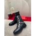 Christian Louboutin Black Horse Guarda Flat Ankle Boots Christian Louboutin Black Horse Guarda Flat Ankle Boots