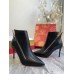 Christian Louboutin Birgikate 85mm Ankle Boots In Black Leather Christian Louboutin Birgikate 85mm Ankle Boots In Black Leather