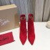 Christian Louboutin So Kate Booty 100MM In Red Suede Christian Louboutin So Kate Booty 100MM In Red Suede