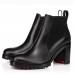 Christian Louboutin Black Marchacroche 70MM Ankle Boots Christian Louboutin Black Marchacroche 70MM Ankle Boots