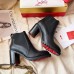 Christian Louboutin Black Marchacroche 70MM Ankle Boots Christian Louboutin Black Marchacroche 70MM Ankle Boots