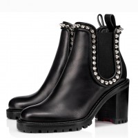 Christian Louboutin Black Capahutta 70MM Ankle Boots Christian Louboutin Black Capahutta 70MM Ankle Boots