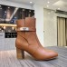 Hermes Frenchie 50mm Ankle Boots In Brown Calfskin Hermes Frenchie 50mm Ankle Boots In Brown Calfskin